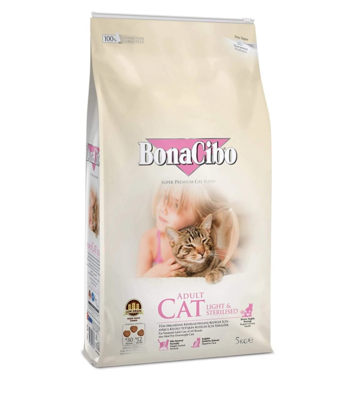 ˮBONACIBOˮ Adult Sterilized Cat - Κοτόπουλο και Ρύζι