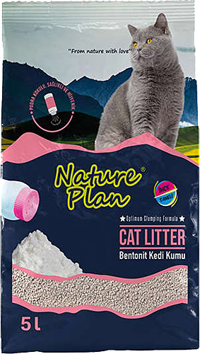 Nature Plan Άμμος Γάτας - (ψιλή με άρωμα πούδρα)