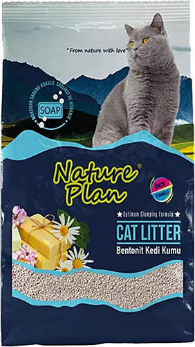Nature Plan Άμμος Γάτας - (ψιλή με άρωμα σαπούνι)